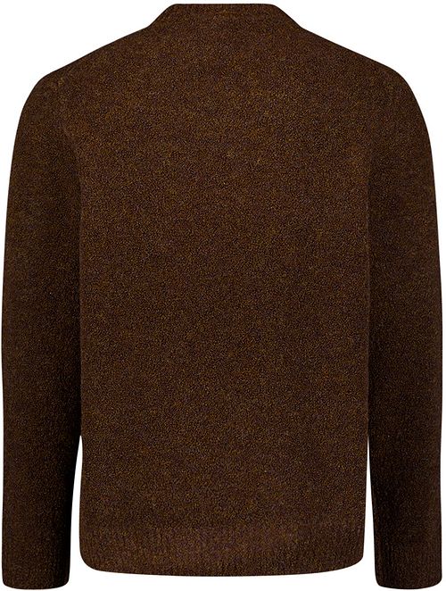 No Excess Jumper Bouclé Marl Brown Product / Achterkant