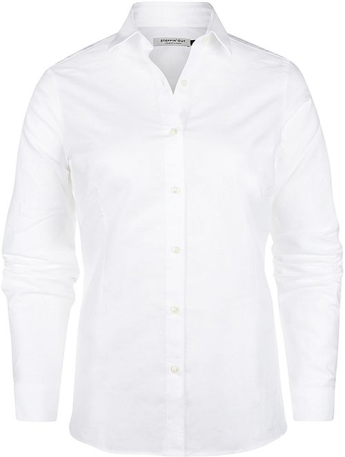 Steppin' Out Bluse Lauren Oxford Hvid Product