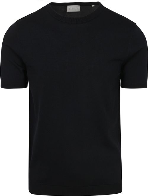 Suitable dzianinowy T-Shirt Wap granatowy Product