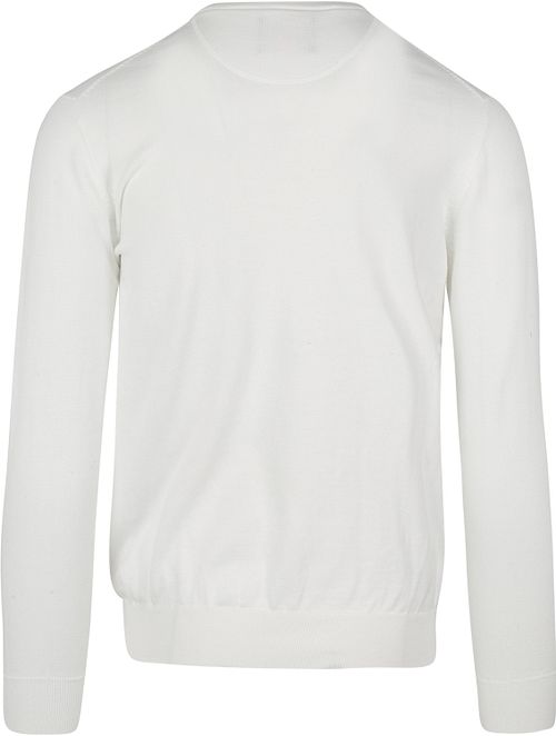 Suitable Pullover O-Ausschnitt Weiß Product / Achterkant