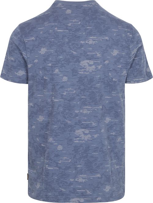 T-shirt PME Legend Basic Bijou Blue w kolorze niebieskim Product / Achterkant