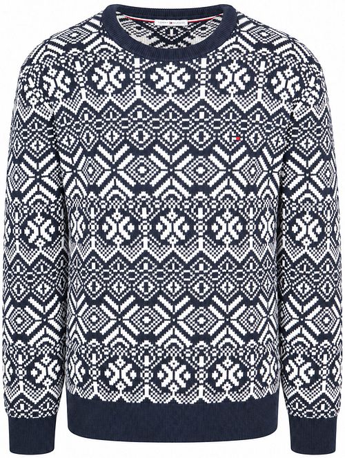 Tommy Hilfiger Fairisle Pullover Navy-Print
