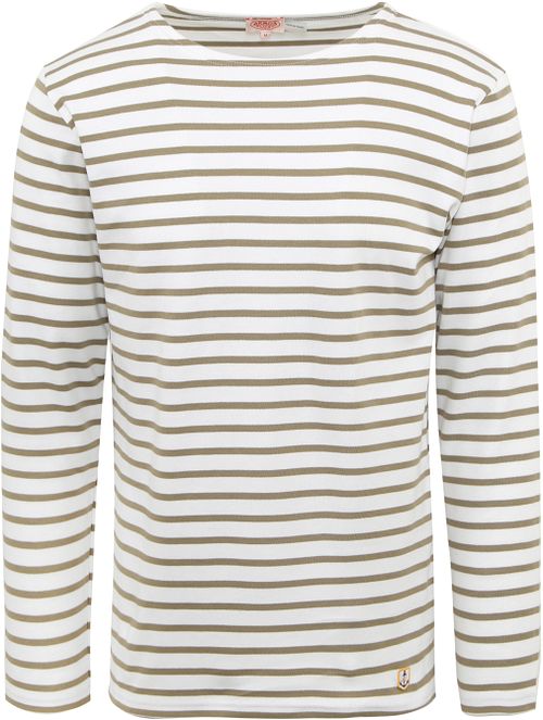 Armor-Lux Houat Pullover Streifen Grün Product