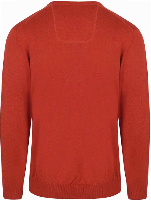 CASAMODA Genser Med V-hals Oransje Product / Achterkant