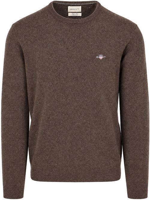 Gant Pullover Lambswool Brown