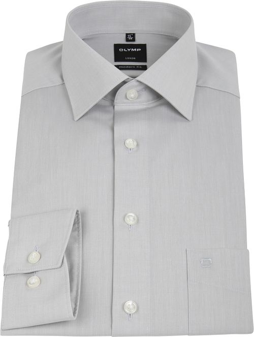OLYMP Luxor Hemd Modern Fit Grau Product / Detail