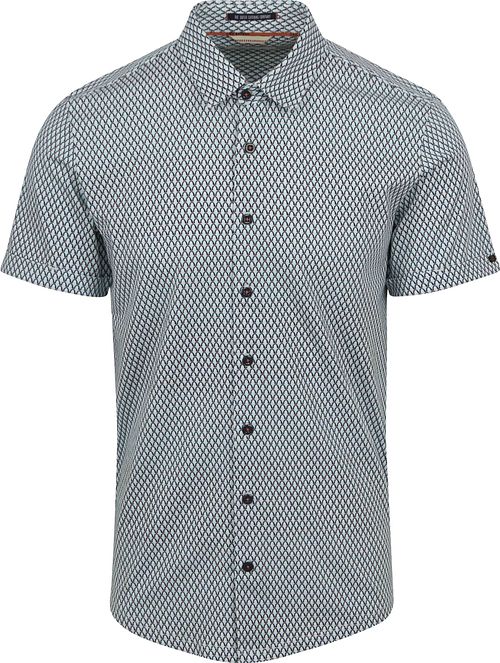 No Excess Shirt Hellblau Mehrfarbiger Druck Product