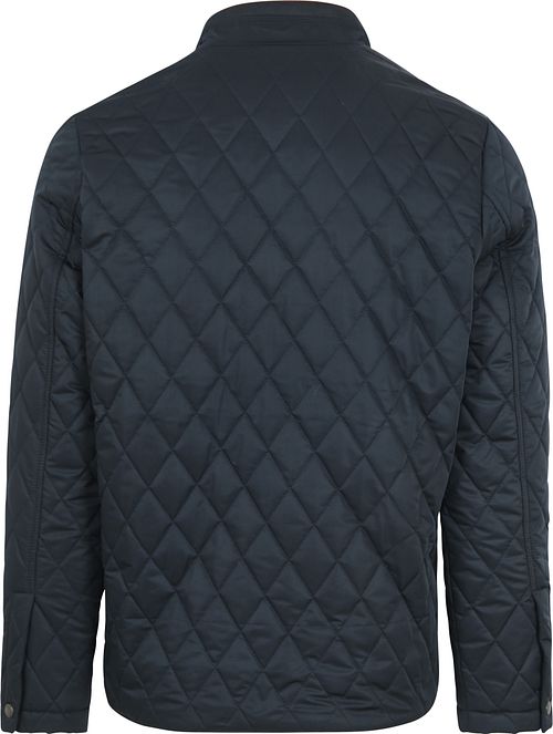 Passerende jakke i Navy Product / Achterkant