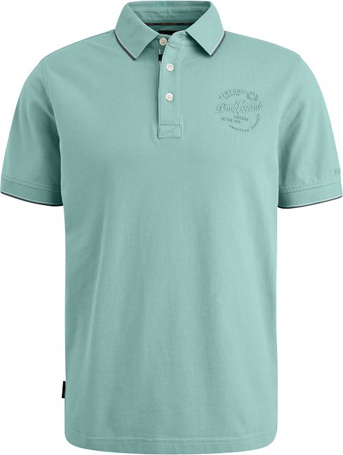 PME Legend Poloshirt Piqué Logo Hellblau Product