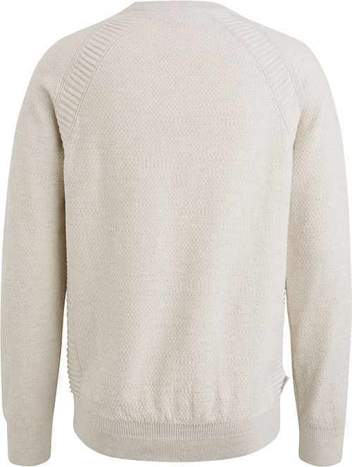 Cast Iron Pullover Heather Plated Ecru Product / Achterkant
