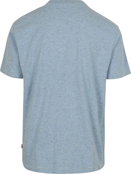 T-Shirt Levi's Space Dye azul Product / Achterkant