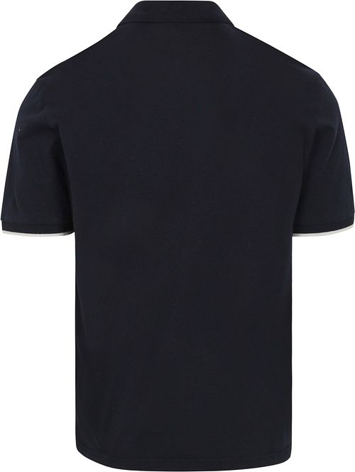 Napapijri E-Badge Polo Marinblå Product / Achterkant