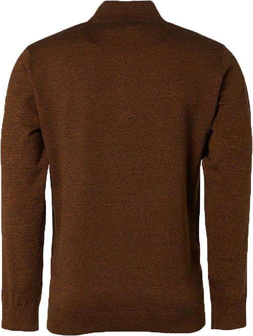No Excess Half Zip Trui Caramel Product / Achterkant