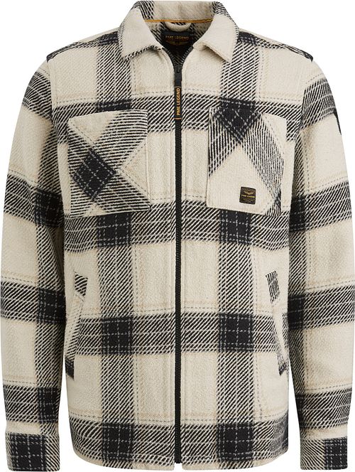 PME Legend Overshirt Heavy Yarn Kariert Ecru Product