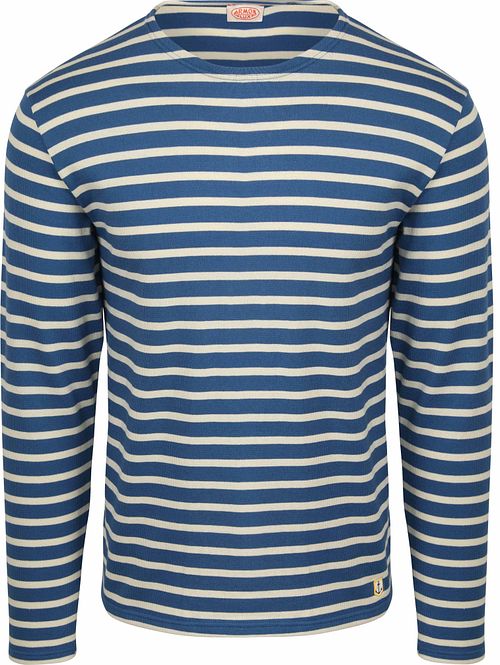 Armor-Lux Heavy Longsleeve T-Shirt Streifen Blau Product