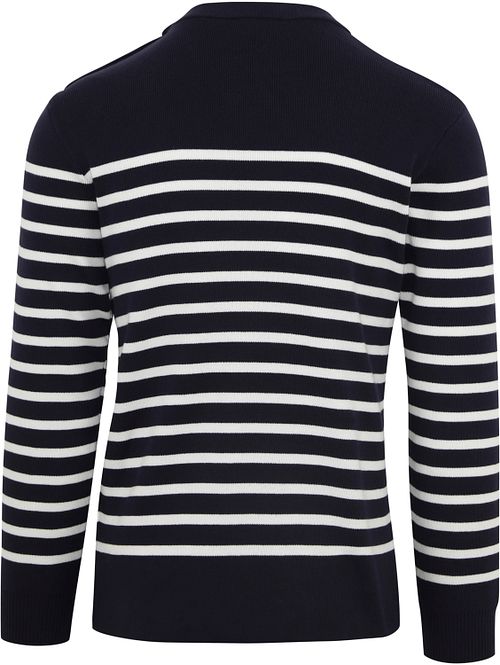 Maglione Armor-Lux Groix a righe navy Product / Achterkant
