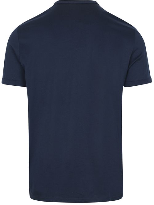 T-Shirt Ringer Tennis Fred Perry blu Product / Achterkant