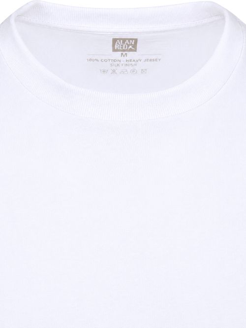 Camiseta Alan Red Venice Heavy Jersey de algodón en blanco Product / Detail