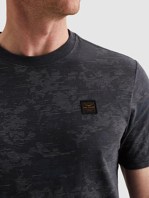 PME Legend T-Shirt Slub Graphite Model / Detail