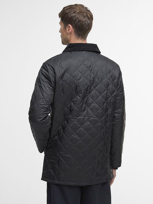 Barbour Liddesdale Quilt Zwart Model / Achterkant