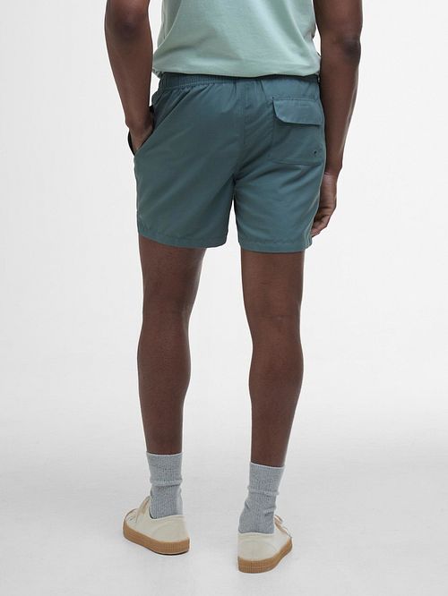Barbour Swim Shorts Logo Vintage Teal Model / Achterkant