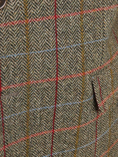 Steppin' Out Colbert Shetland Wool Check Green