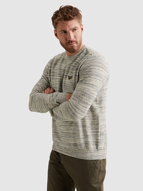 PME Legend Structure Sweater Bone Model / Voorkant