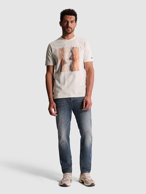 Cast Iron T-shirt Print White Down