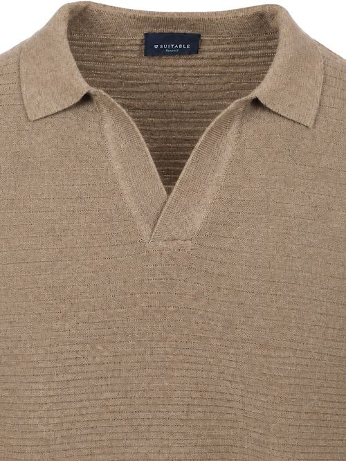 Suitable Trøje Riva Needle Beige