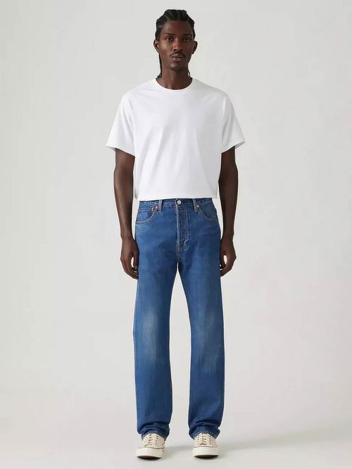 Levi's 501 Byxor Mörkblå Model / Voorkant