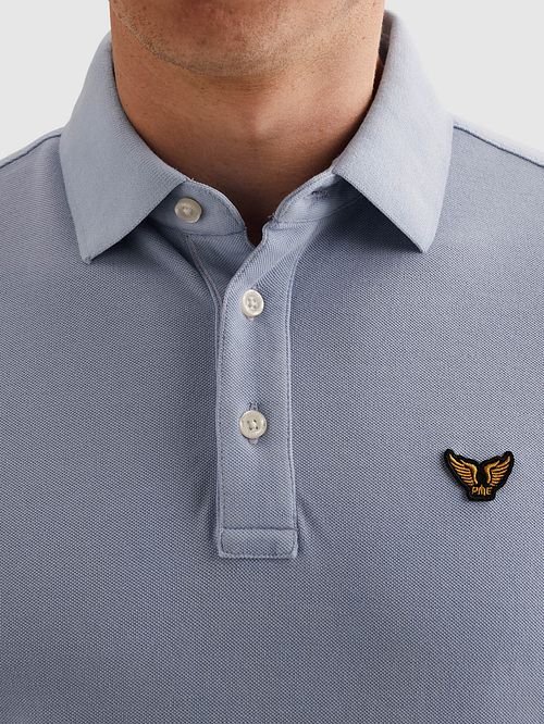PME Legend Tailwing Logo Polo Hydrangea Model / Detail