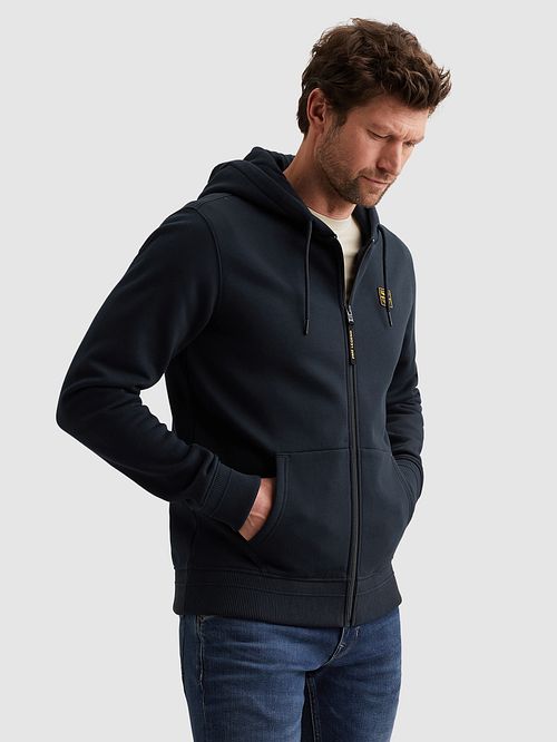 PME Legend Vest Hooded Navy Model / Zijkant