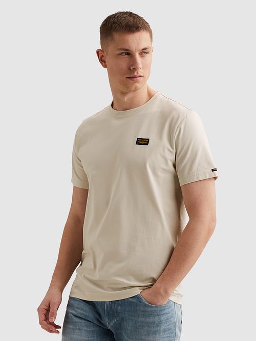 PME Legend American Classic T-Shirt Ecru Model / Zijkant