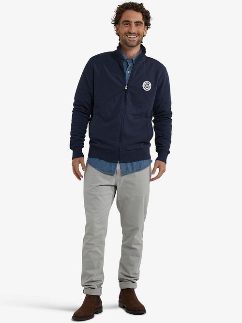Gilet McGregor con logo blu navy Model / Voorkant