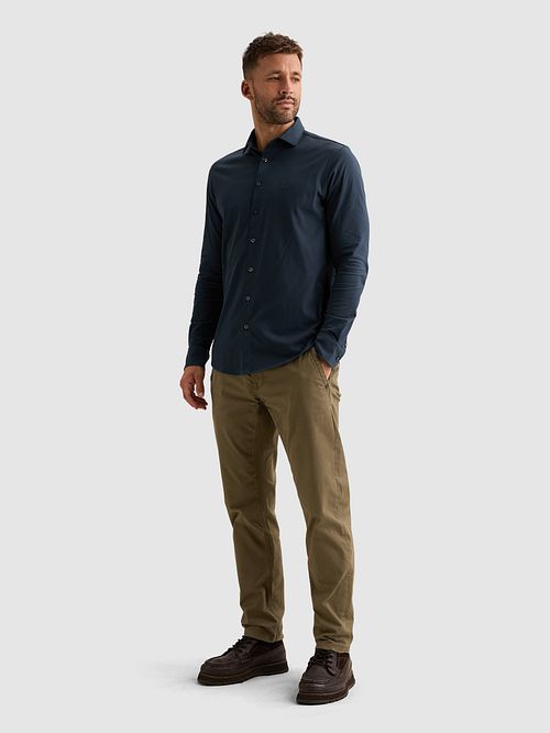 PME Legend Satin Jersey Shirt Navy