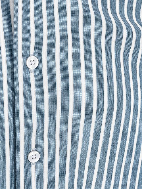 Vanguard Shirt Elevated Knit Stripe Blue