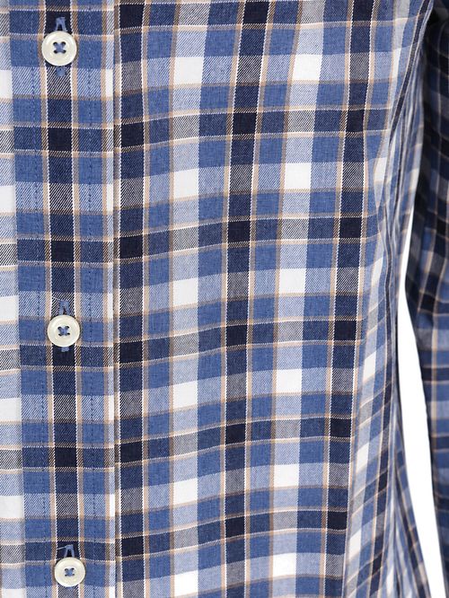Steppin' Out Shirt Checked Blue Product / Detail