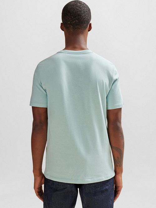 BOSS Tales Camiseta Aqua Model / Achterkant