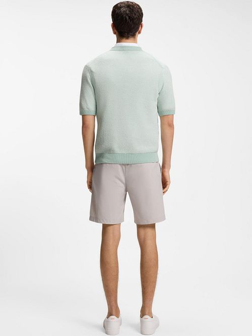 BOSS Kantonio Camiseta Punto Aqua Model / Achterkant