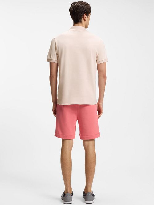 BOSS Passerzip Half Zip Polo Rosa Model / Achterkant