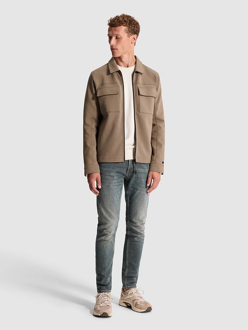 Cast Iron Overshirt Interlock Walnut