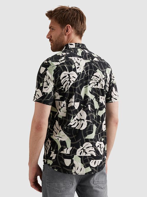 Camicia a maniche corte PME Legend con stampa Carbon Model / Achterkant