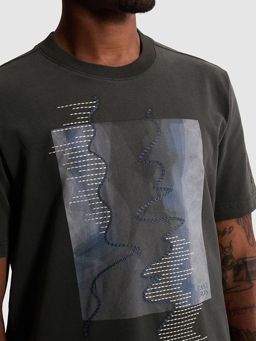 Cast Iron T-shirt Print Clever Crows