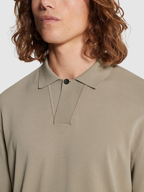 Cast Iron Knitted Riva Polo Taupe Model / Detail