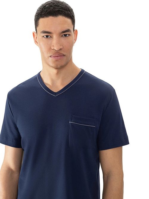 Mey Nightwear Short Blue Model / Voorkant