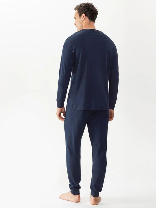 Mey Nightwear Long Blue Model / Achterkant