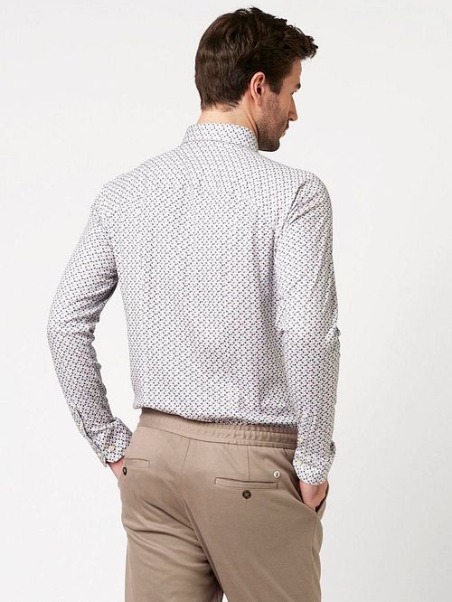 Desoto Shirt Print Multicolour Model / Achterkant