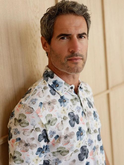 R2 Amsterdam Polo Print Flerfarvet Model / Sfeerbeeld