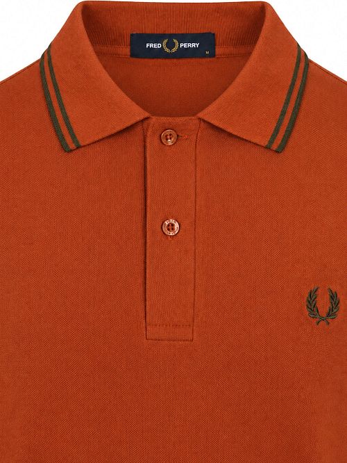 Fred Perry Polo Tipped M3600 Brique 81C Product / Detail