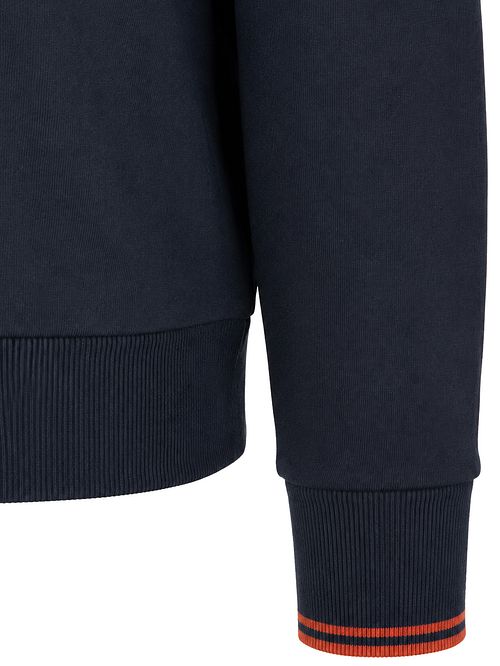 Fred Perry Longsleeve Half Zip Poloshirt Marine